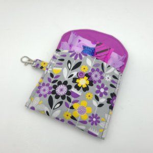 Floral Sanitary bag tampon holder Privacy pouch